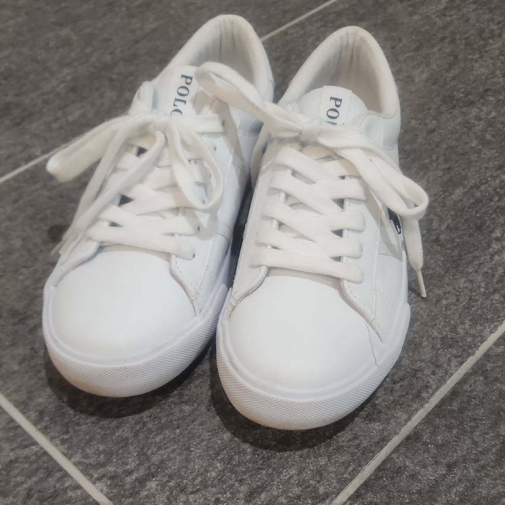 Polo by Ralph Lauren White Sneakers Classic Low-Top Design